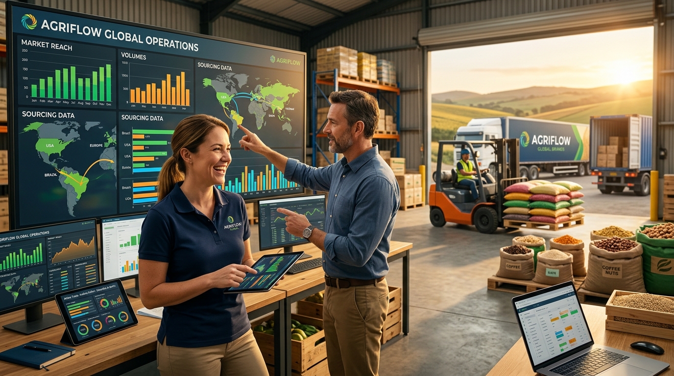 Agricultural brokerage and supply chain operations