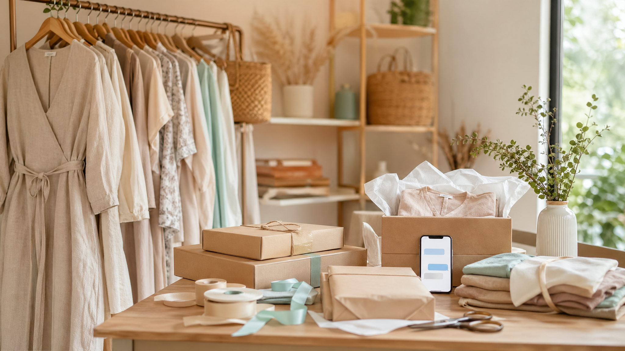 ร้านเสื้อผ้าออนไลน์พร้อมระบบ AI ช่วยตอบแชท
